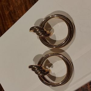 ALDO gold statement earring